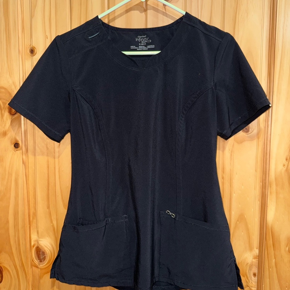 Black scrub top